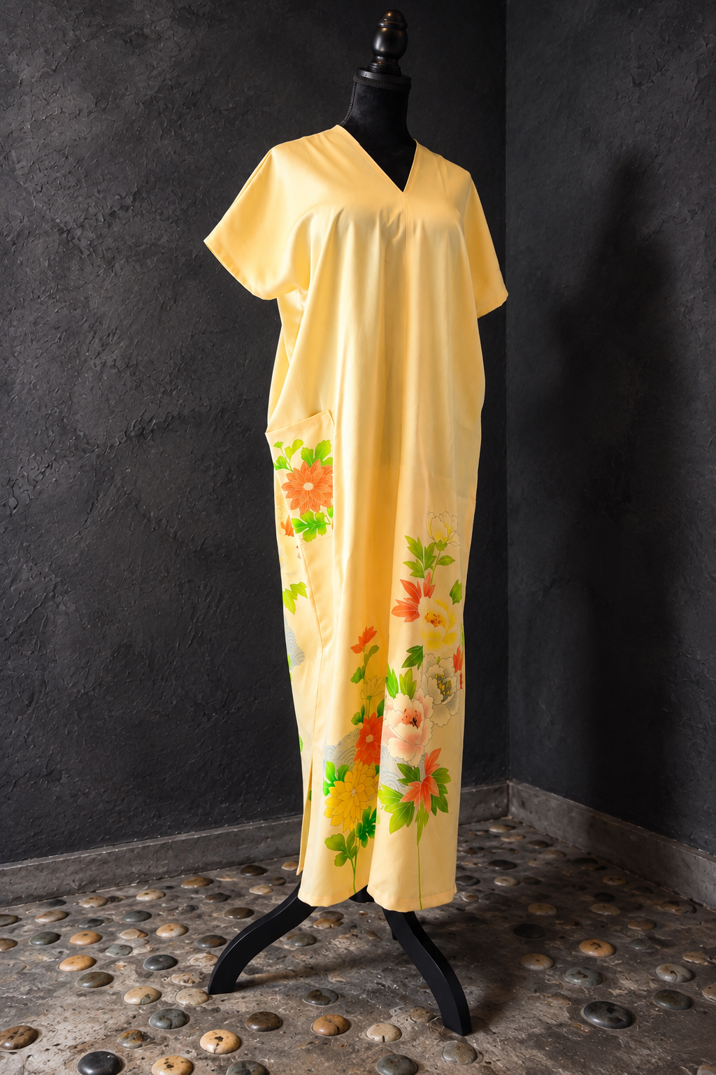 Vintage Kimono Long Dress  KD006
