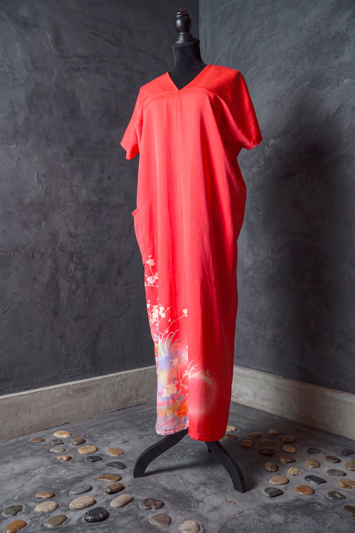 Vintage Kimono Long Dress  KD005