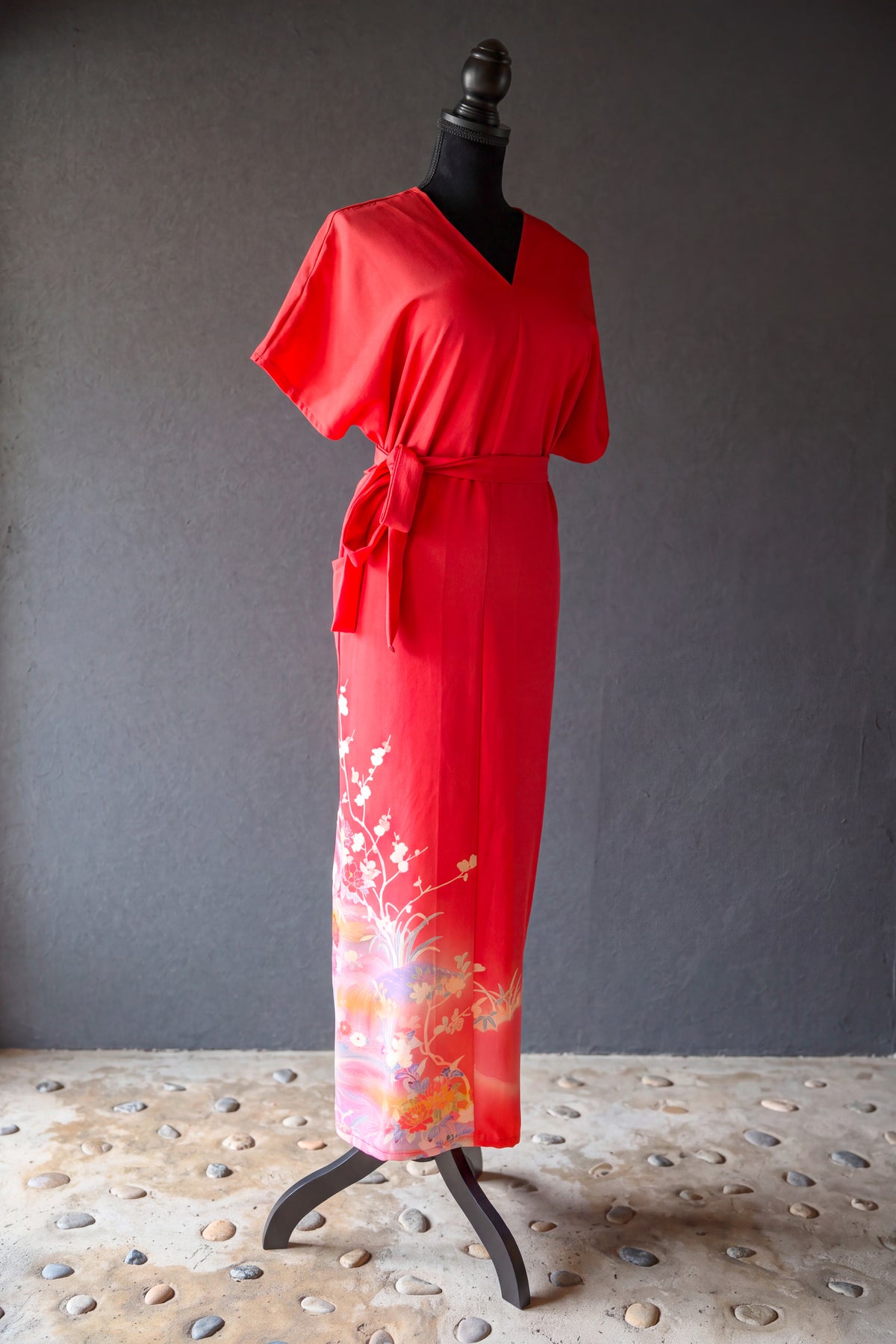 Vintage Kimono Long Dress  KD005