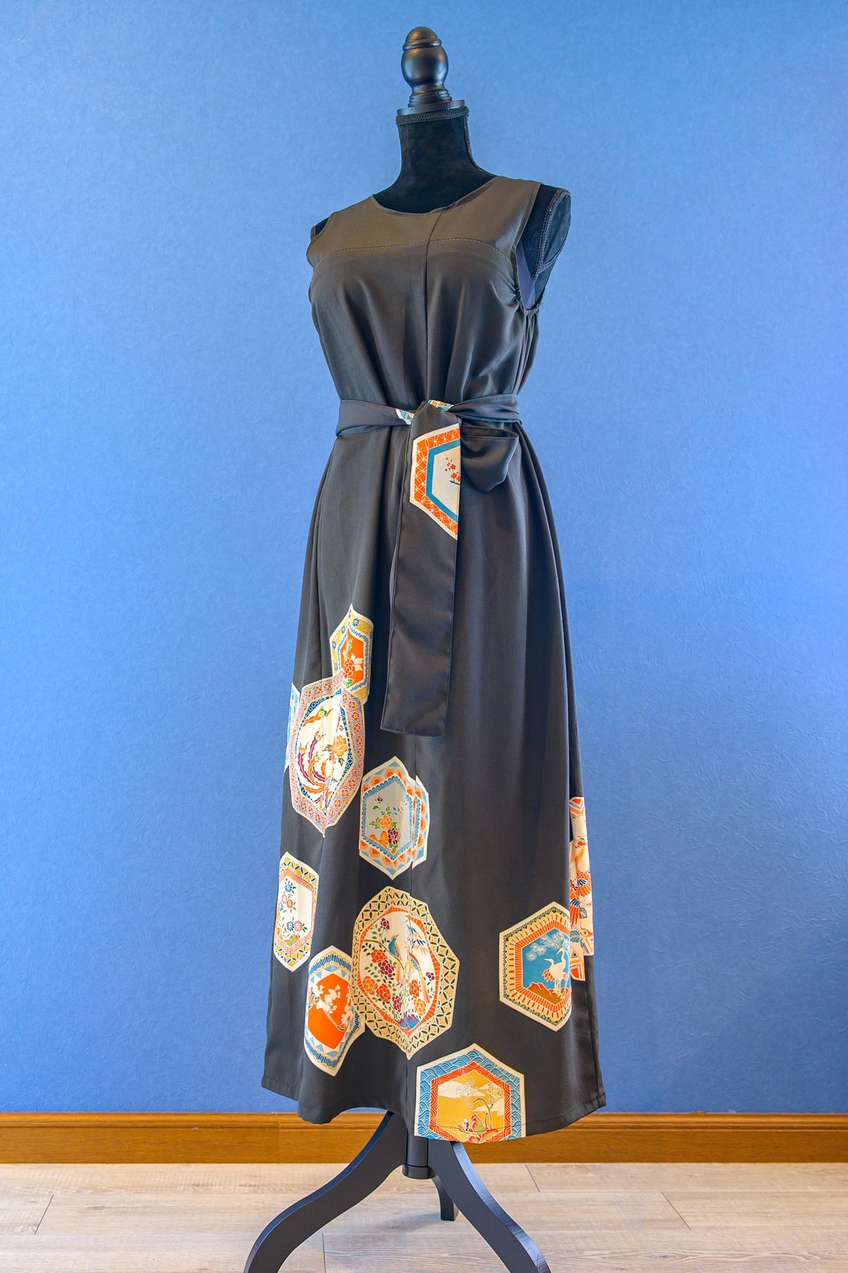 Vintage Kimono Long Dress  KD003