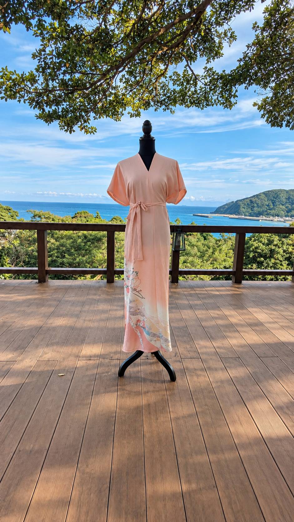 Vintage Kimono Long Dress KD008