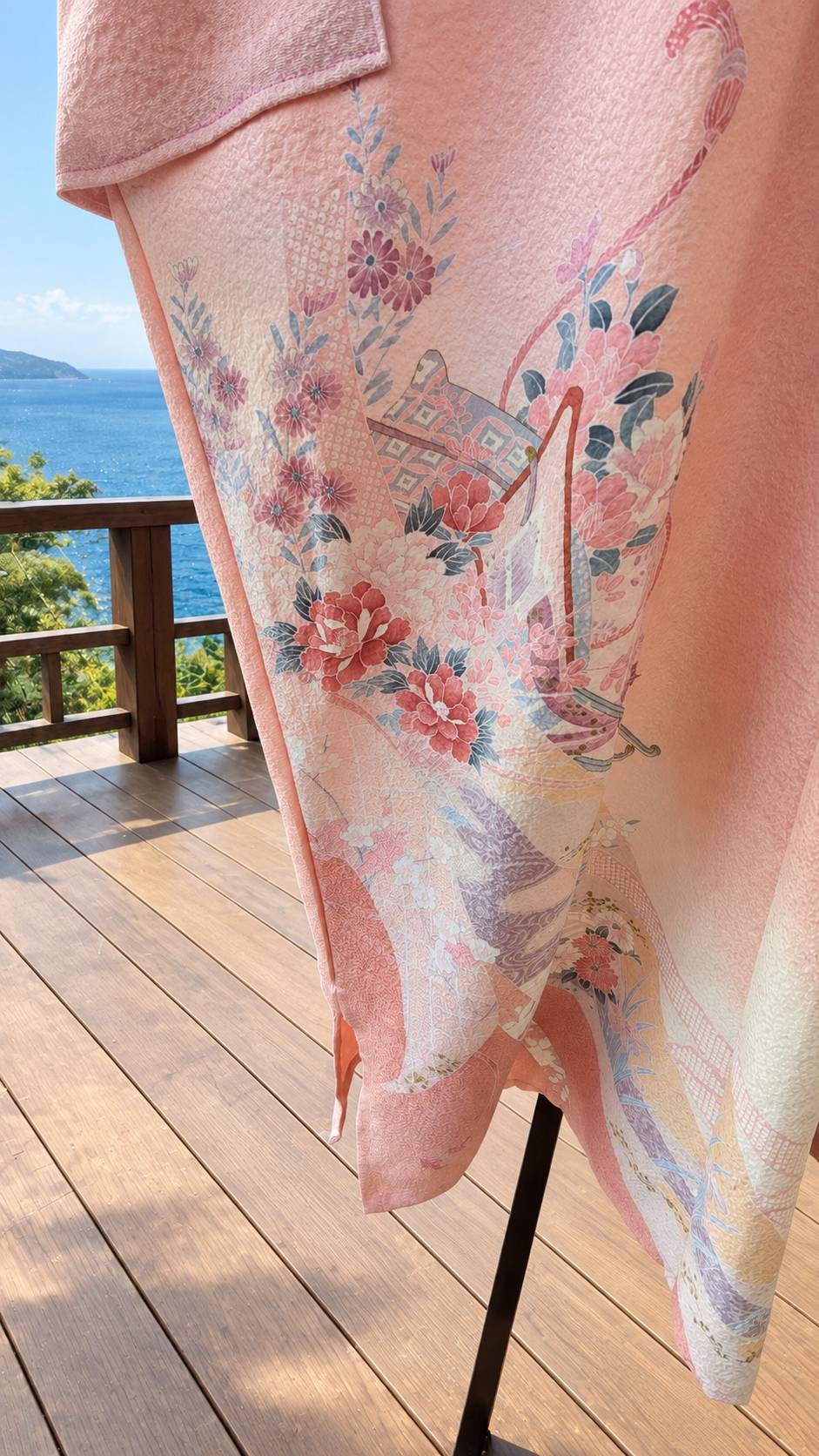 Vintage Kimono Long Dress KD008