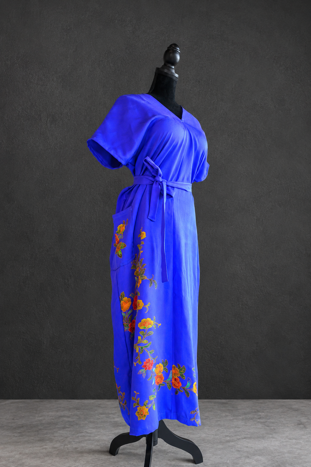 Vintage Kimono Long Dress KD011