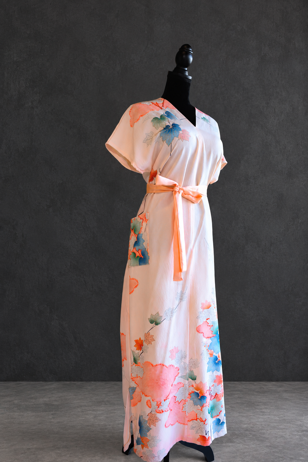 Vintage Kimono Long Dress KD012