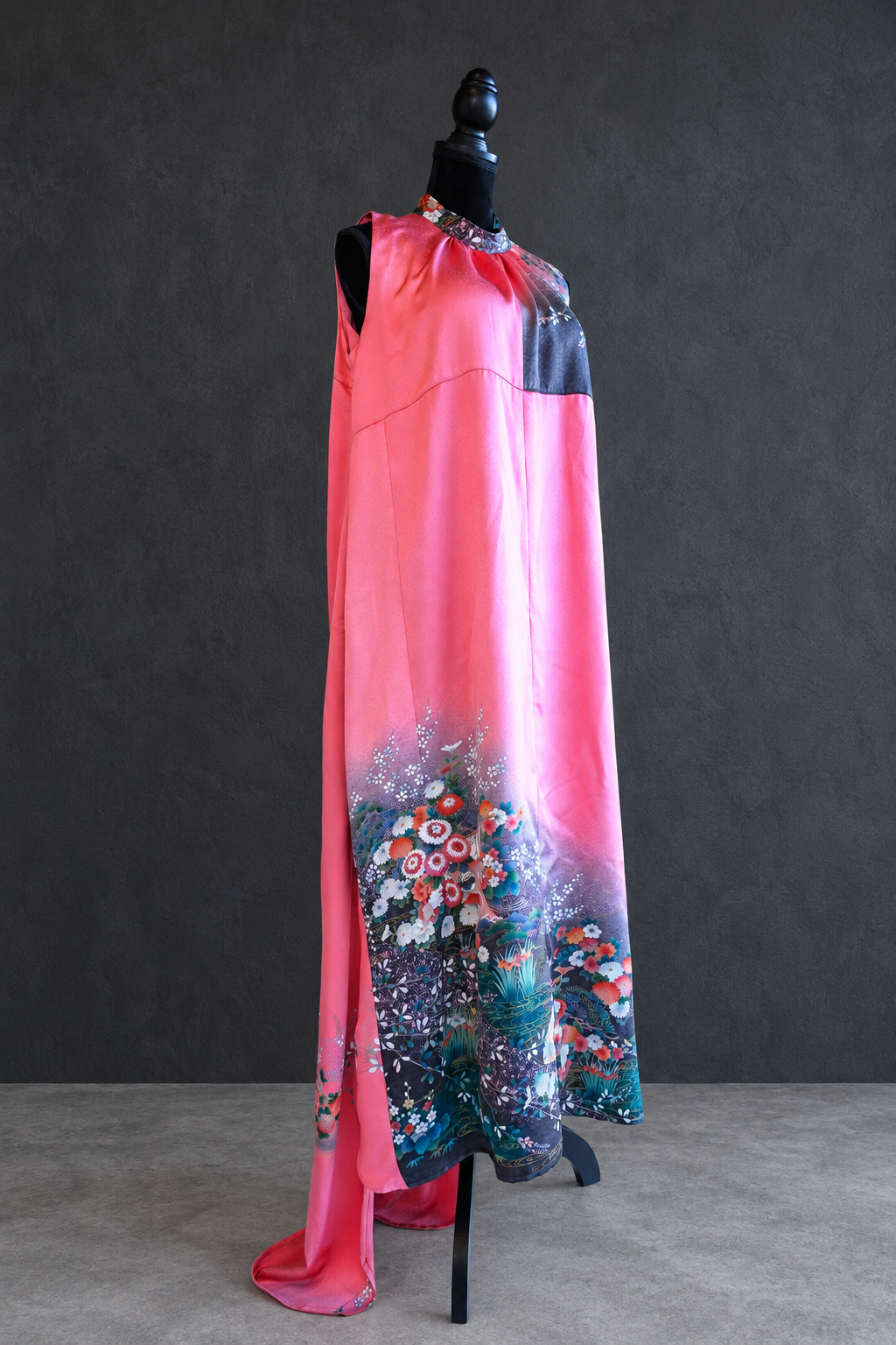 Vintage Kimono Long Dress KD013